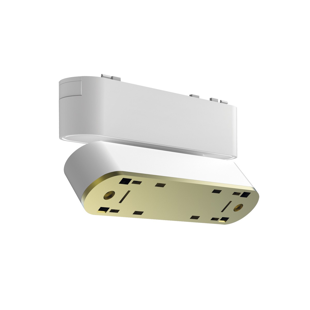 VK/04475/W/BASE Βάση για φωτιστικό μαγνητικής ράγας 6W, λευκό